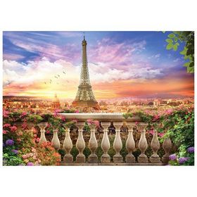 Sunset In Eiffel 500 Parça Puzzle