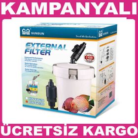 Sunsun HW-602B 400 L/H Akvaryum Dış Filtre