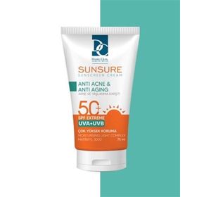 Sunsure Anti Acne Anti Aging SPF50+ 75 ml Güneş Kremi