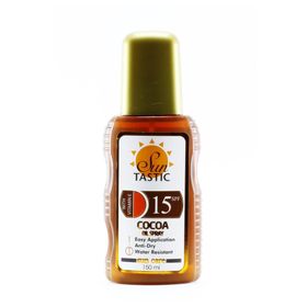 Suntastic 150 ml SPF 15 Bronzlaştırıcı Kakao Yağı Sprey