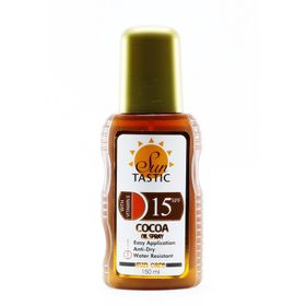 Suntastic 150 ml SPF 15 Bronzlaştırıcı Kakao Yağı Sprey
