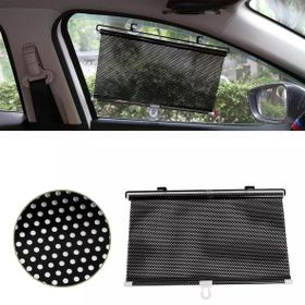 Sunup Sn-22132 40x125 cm Araç İçi Otomatik Geri Sarımlı Katlanabilir Gözenekli Güneşlik