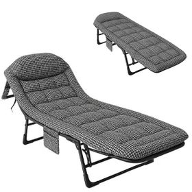 Sunup Sn-26975 Taşınabilir Ayarlanabilir 5 Kademe Sünger Kamp Yatak Şezlong