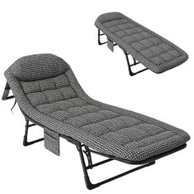 Sunup Sn-26975 Taşınabilir Ayarlanabilir 5 Kademe Sünger Kamp Yatak Şezlong