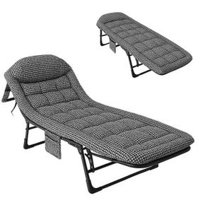 Sunup Sn-26975 Taşınabilir Ayarlanabilir 5 Kademe Sünger Kamp Yatak Şezlong