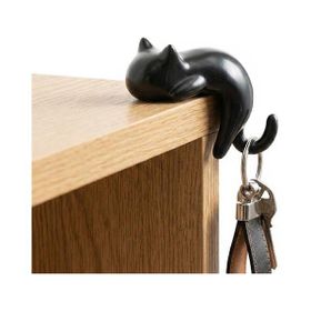 Sunup Sn-29184 Kedi Figürlü Yapışkanlı Köşe Askılık