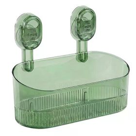 Sunup Sn-29266 Vantuzlu Şeffaf Banyo Mutfak Rafı Organizer