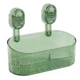 Sunup Sn-29266 Vantuzlu Şeffaf Banyo Mutfak Rafı Organizer