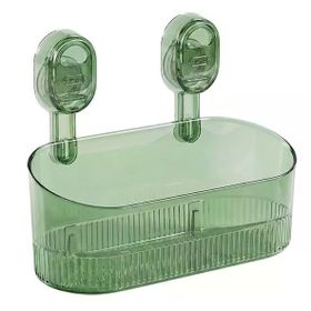 Sunup Sn-29266 Vantuzlu Şeffaf Banyo Mutfak Rafı Organizer