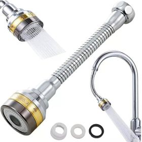 Sunup Sn-29319 Üç Kademe Hız Ayarlı Su Akış Kontrollü Musluk Başlığı