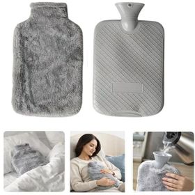 Sunup Sn-29909 Peluş Kılıflı Yumuşak Dokulu 30 cm 2000 ml Kapasiteli Sıcak Su Torbası