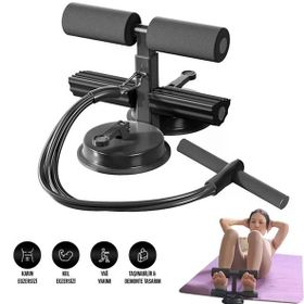 Sunup SN-29962 Çift Vantuzlu Ev Tipi 3 Kademe Boy Ayarlı Mekik - Karın Egzersiz Aleti