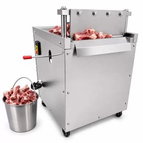 Sunup Sn-30966 Endüstriyel Et Ve Kemik Kesme Makinesi Paslanmaz Çelik Büyük Boy Giyotin Dilimleyici