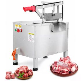 Sunup Sn-30982 Otomatik Kemik Ve Et Kesme Makinesi Gıda Sınıfı Paslanmaz Çelik Endüstriyel Giyotin Dilimleyici