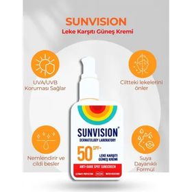 Sunvision 50 ml Leke Karşıtı Güneş Kremi