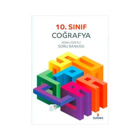 Supara Yayınları 10. Sınıf Coğrafya Konu Özetli Soru Bankası