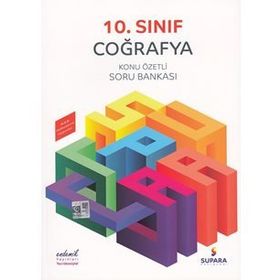 Supara Yayınları 10. Sınıf Coğrafya Konu Özetli Soru Bankası