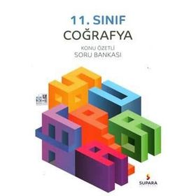 Supara Yayınları 11. Sınıf Coğrafya Konu Özetli Soru Bankası