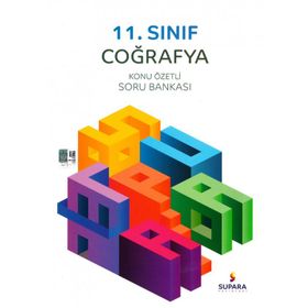 Supara Yayınları 11. Sınıf Coğrafya Konu Özetli Soru Bankası