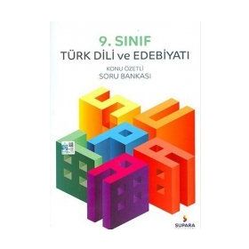 Supara Yayınları 9 Sınıf Türk Dili ve Edebiyatı Konu Özetli Soru Bankası