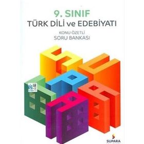 Supara Yayınları 9 Sınıf Türk Dili ve Edebiyatı Konu Özetli Soru Bankası