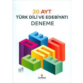 Supara Yayınları AYT Türk Dili ve Edebiyatı 20 Deneme