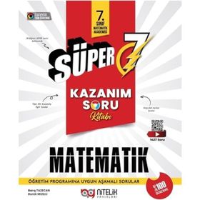 Süper 7 Matematik Kazanım Soru Kitabı Nitelik Yayınları