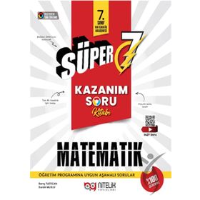 Süper 7 Matematik Kazanım Soru Kitabı Nitelik Yayınları