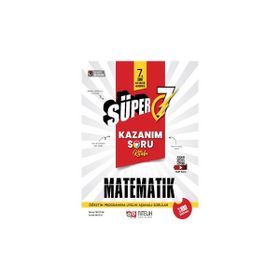 Süper 7 Matematik Kazanım Soru Kitabı Nitelik Yayınları