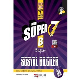 Süper 7 Sosyal Bilgiler Yeni Nesil Soru Kitabı Nitelik Yayınları