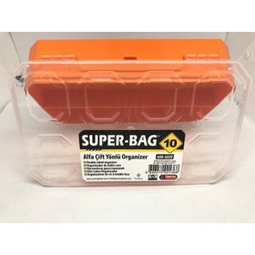 Super-Bag Alfa 5020 Turuncu Çift Taraflı Organizer