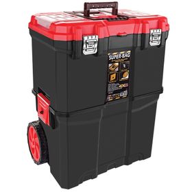 Super-Bag ASR-5039 Sarı Çift Katlı Tekerlekli Takım Çantası