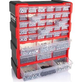 Super-Bag ASR-6001 Siyah 39'lu Mono Blok Çekmeceli Organizer