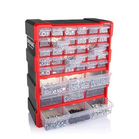 Super-Bag ASR-6001 Siyah 39'lu Mono Blok Çekmeceli Organizer