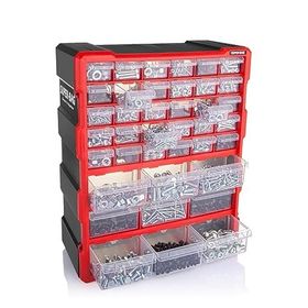 Super-Bag ASR-6001 Siyah 39'lu Mono Blok Çekmeceli Organizer
