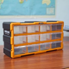 Super-Bag ASR-6005 Yatay Mono Blok 12'li Çekmeceli Organizer