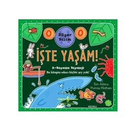 Süper Bilim - İşte Yaşam! Ciltli - Tom Adams Thomas Flintham