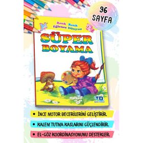 Süper Boyama Kitabı - Tay Yayınları