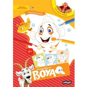 Süper Boyama Kitabı - Turuncu - Kollektif