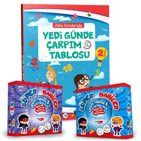 Süper Dahiler Çarpım Tablosu Seti - Dikkat Atölyesi Yayınları