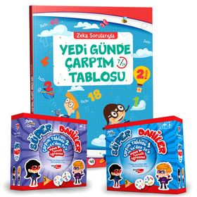 Süper Dahiler Çarpım Tablosu Seti - Dikkat Atölyesi Yayınları