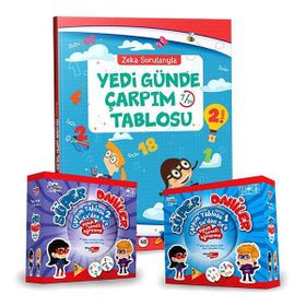 Süper Dahiler Çarpım Tablosu Seti - Dikkat Atölyesi Yayınları