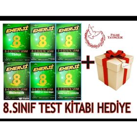 Süper Enerji 8. Sınıf Matematik - Fen Bilimleri Yeni Nesil Deneme Sınavı Seti Nitelik Yayınları & Palme Kitabevi