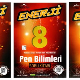 Süper Enerji 8. Sınıf Matematik - Fen Bilimleri Yeni Nesil Deneme Sınavı Seti Nitelik Yayınları & Palme Kitabevi