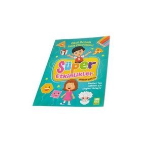Süper Etkinlikler Renkler Şekiller - Okul Öncesi Zeka Etkinlikleri - Kolektif