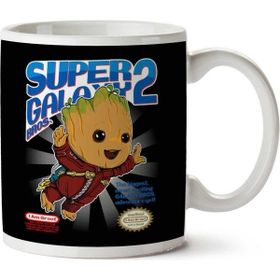 Super Galaxy Bros Groot Guardians of the Galaxy Baskılı Kupa