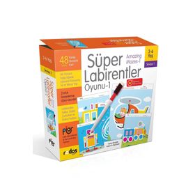 Süper Labirentler Seviye 1-Piar Kids