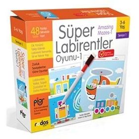 Süper Labirentler Seviye 1-Piar Kids
