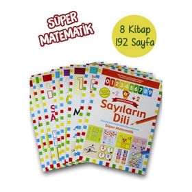 Süper Matematik - Etkinliklerle Matematik Öğreniyorum - 8 Kitap - Çocuk Gezegeni
