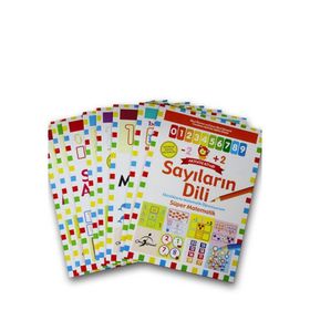Süper Matematik - Etkinliklerle Matematik Öğreniyorum - 8 Kitap - Çocuk Gezegeni
